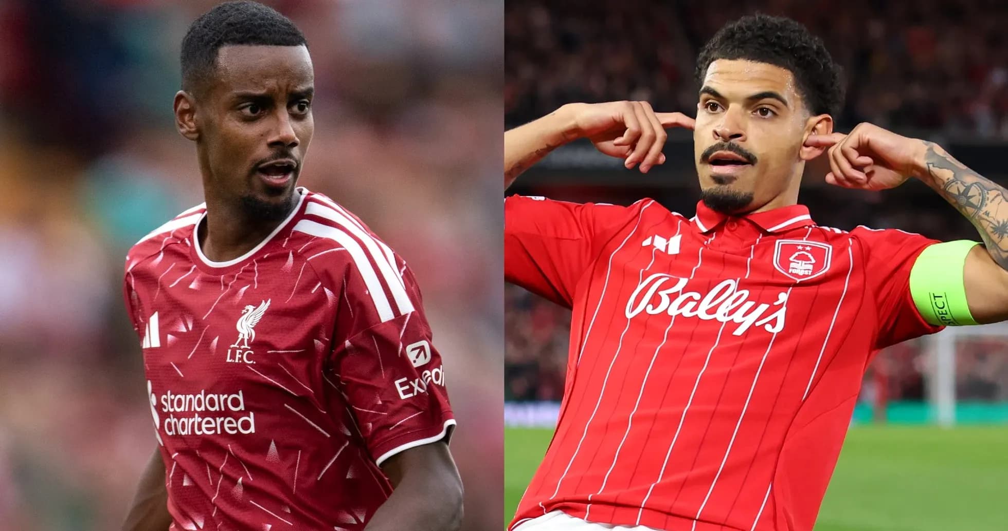 Liverpool və Nottingham Forest futbolçuları