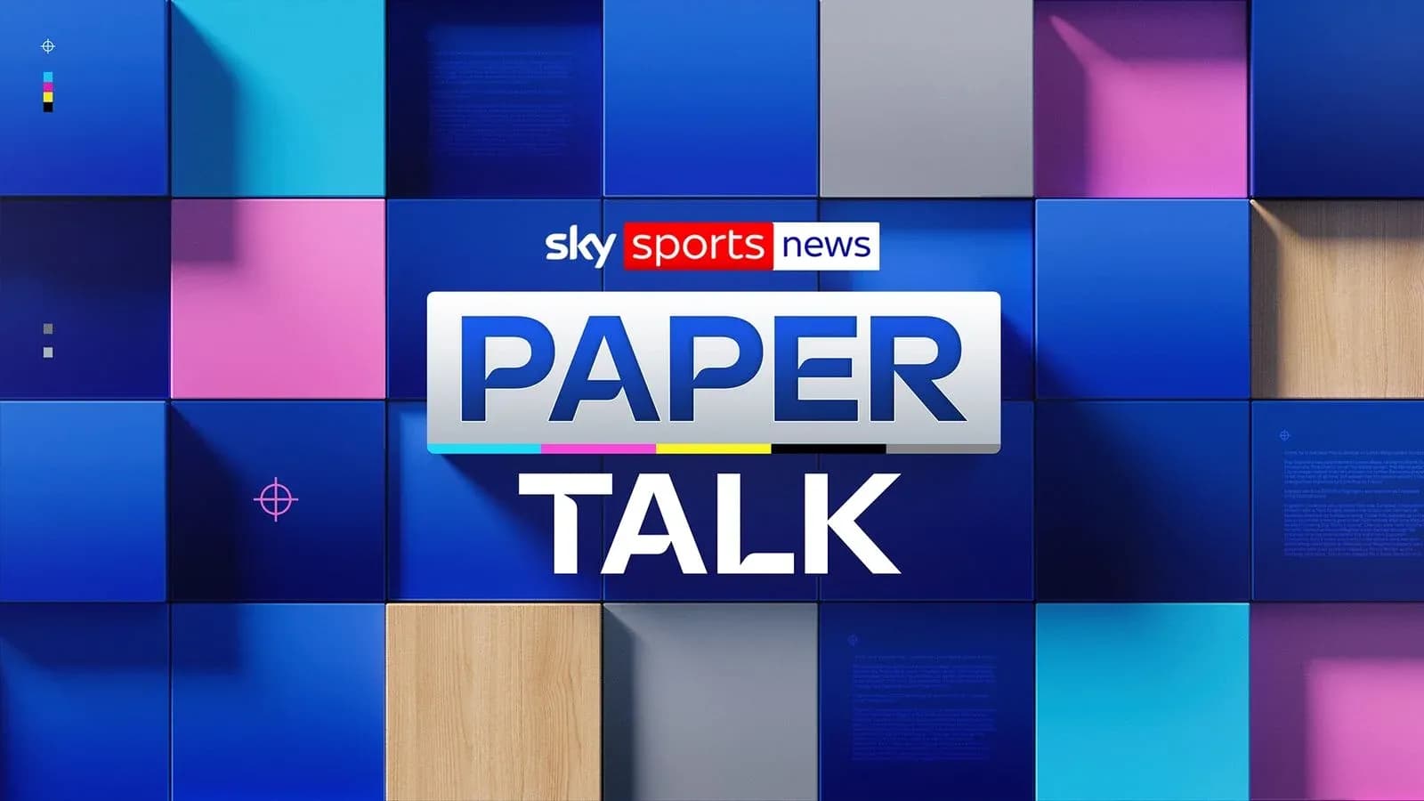 Sky Sports News logo on colorful background