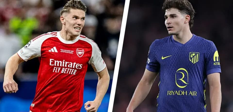 İki futbolçu, Arsenal və Atletico Madrid forması ilə