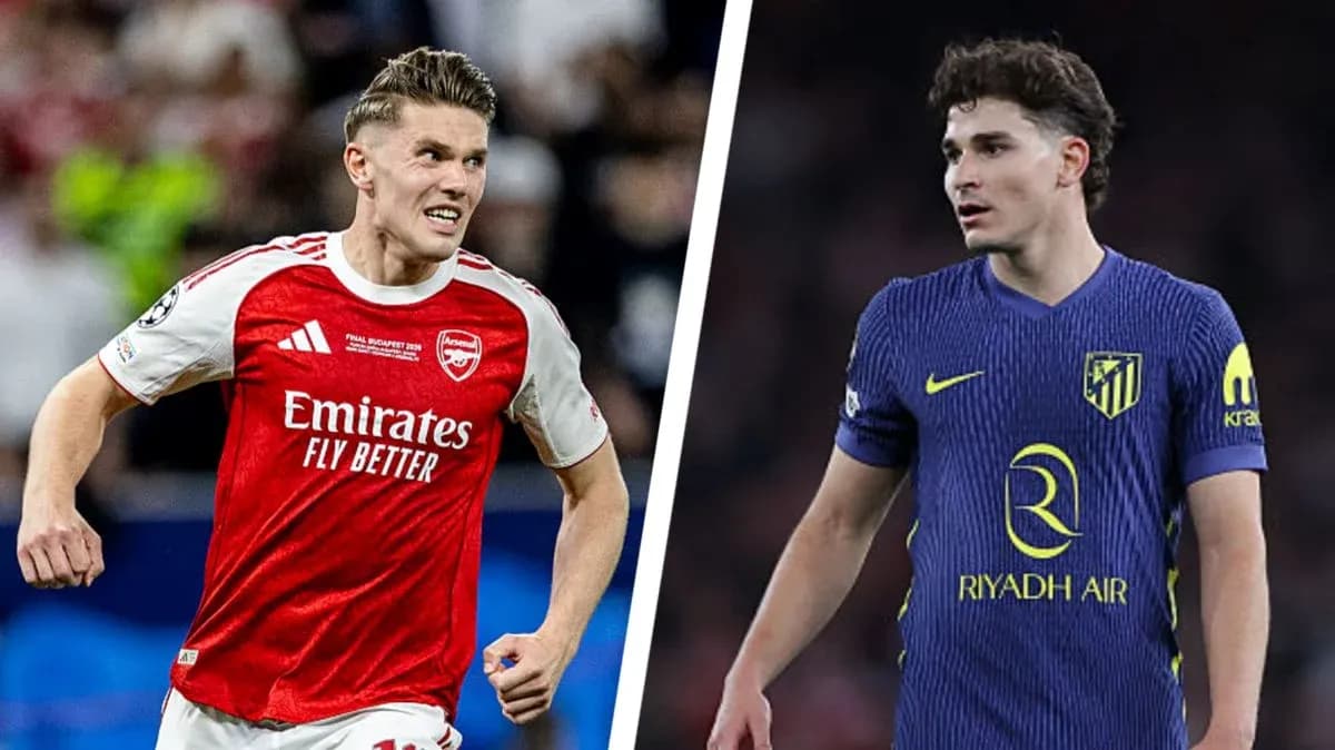 İki futbolçu, Arsenal və Atletico Madrid forması ilə