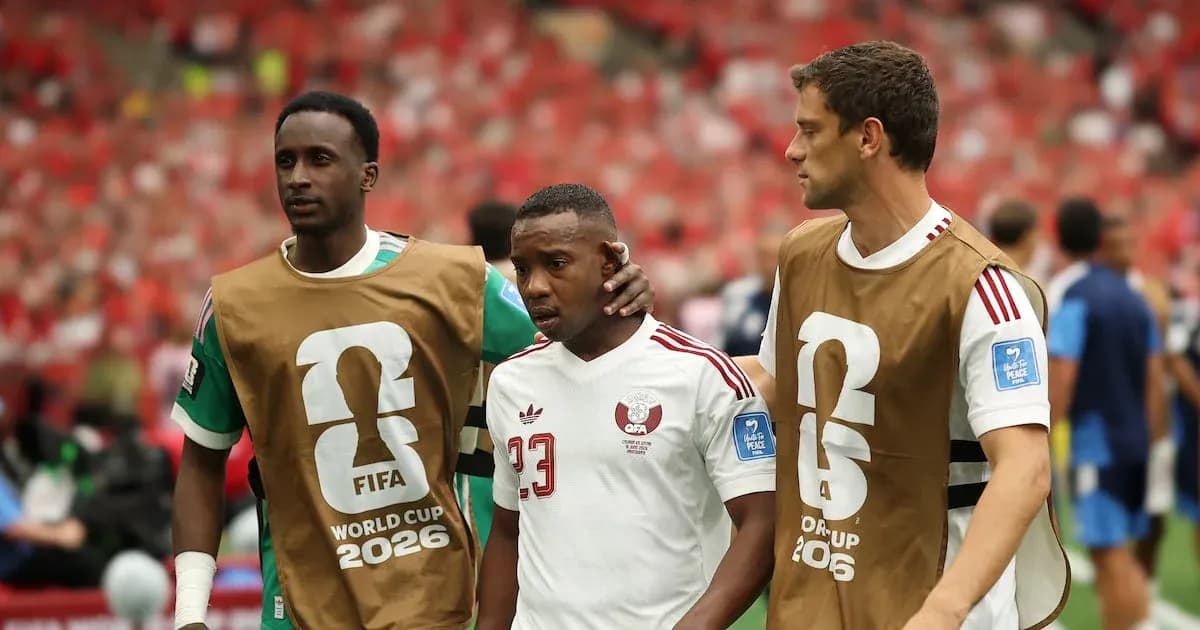 Players leaving the field during a match