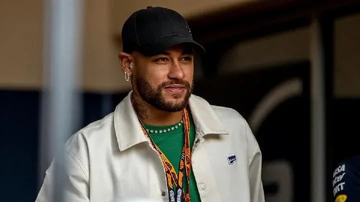 Neymar wearing casual outfit at event