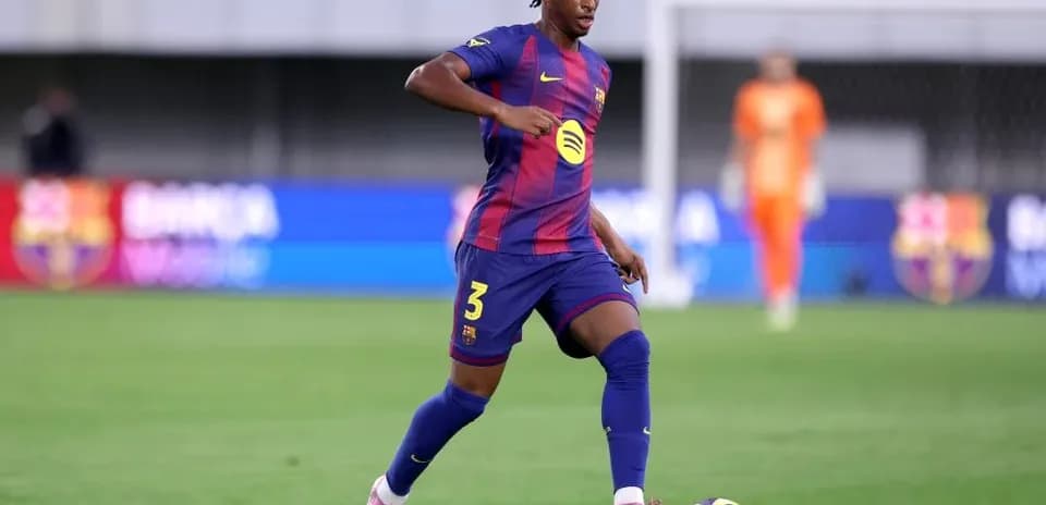 Futbolçu topu idarə edir, Barcelona formasında
