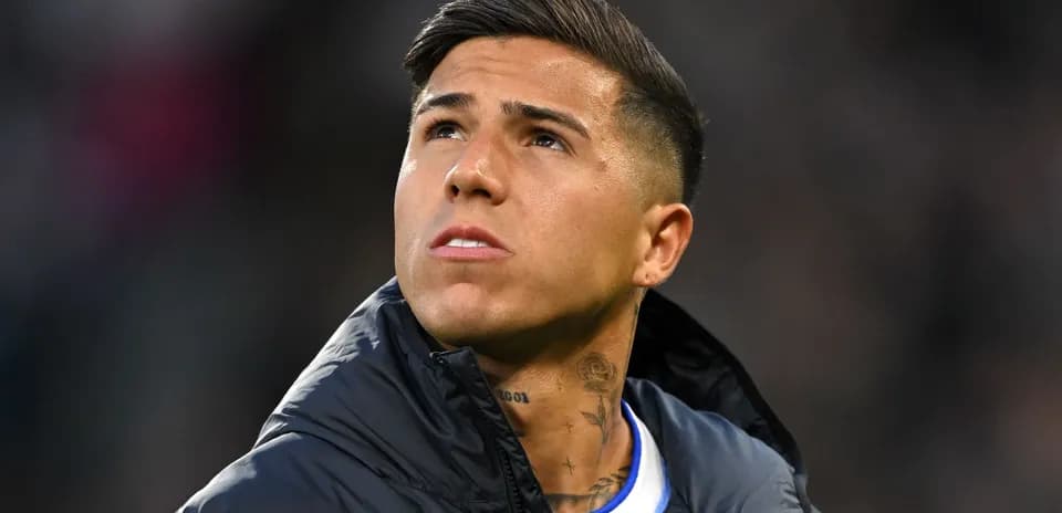 Football player looking up during a match