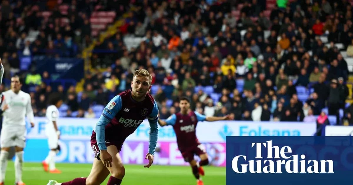 West Ham player celebrating during a match