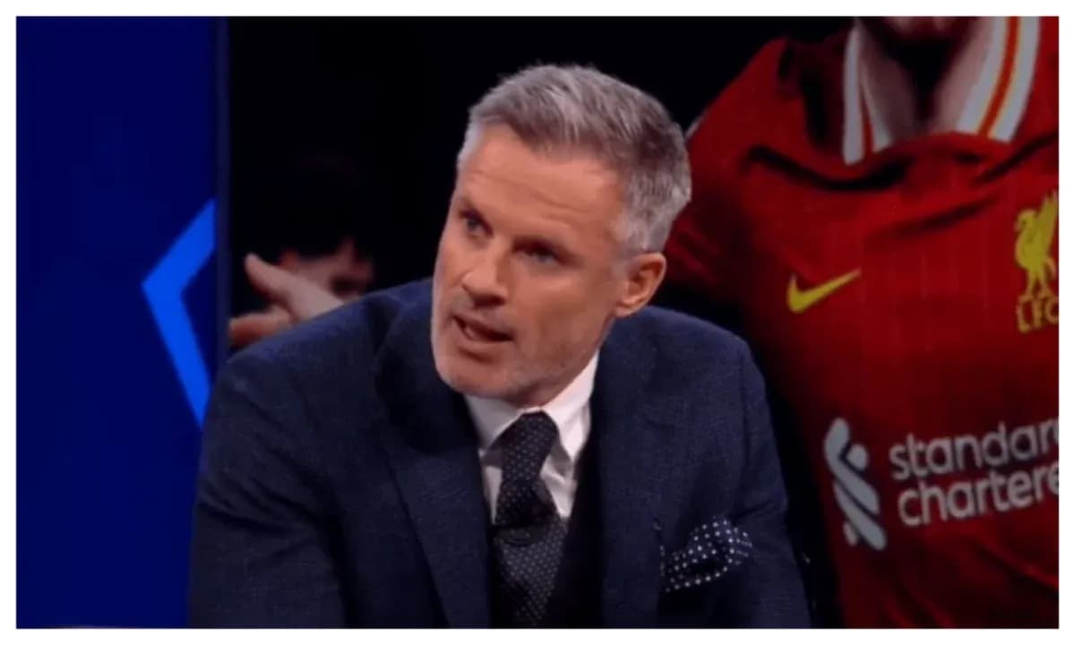 Analyst discussing football match on set