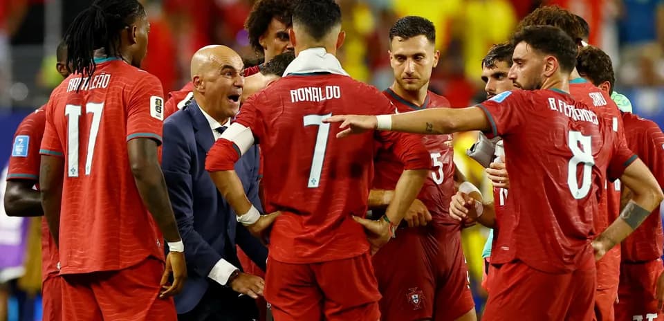 Portuqaliya futbol komandası məşqdə