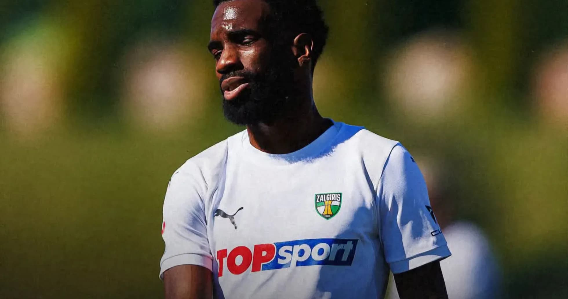 Kauno Žalgiris futbolçusu məşqdə