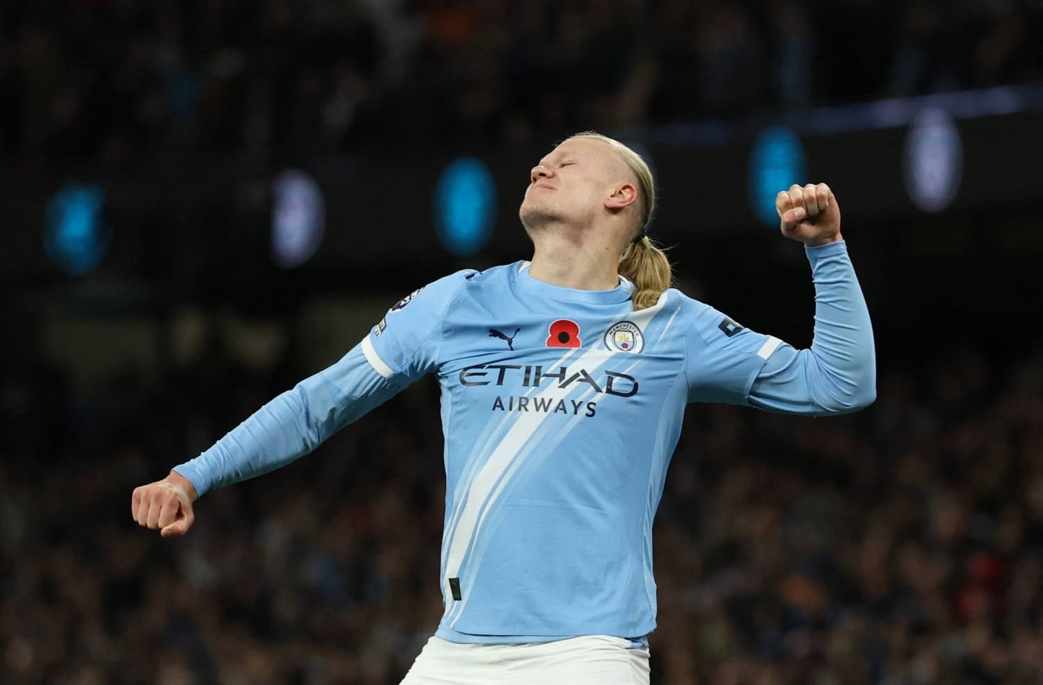 Haaland sevinci Manchester City formasında
