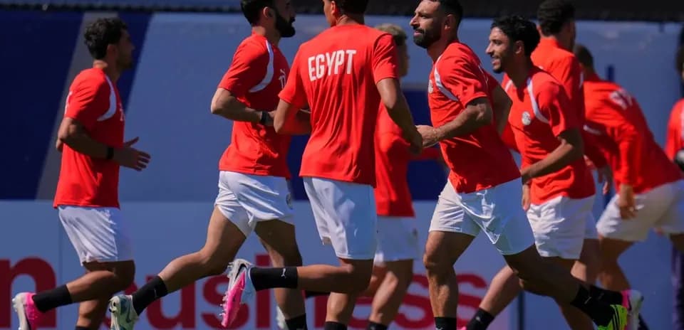 Misir futbol komandasının məşqi