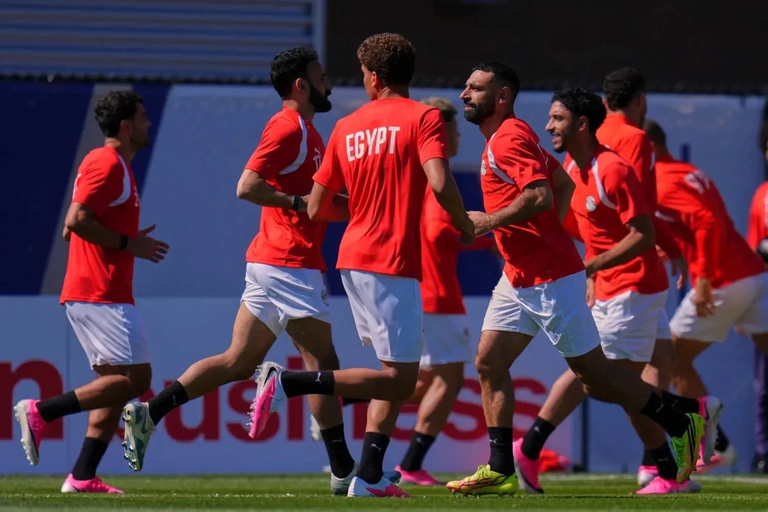 Misir futbol komandasının məşqi
