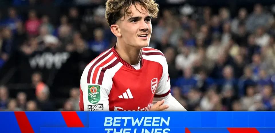 Arsenal player celebrating during Carabao Cup match