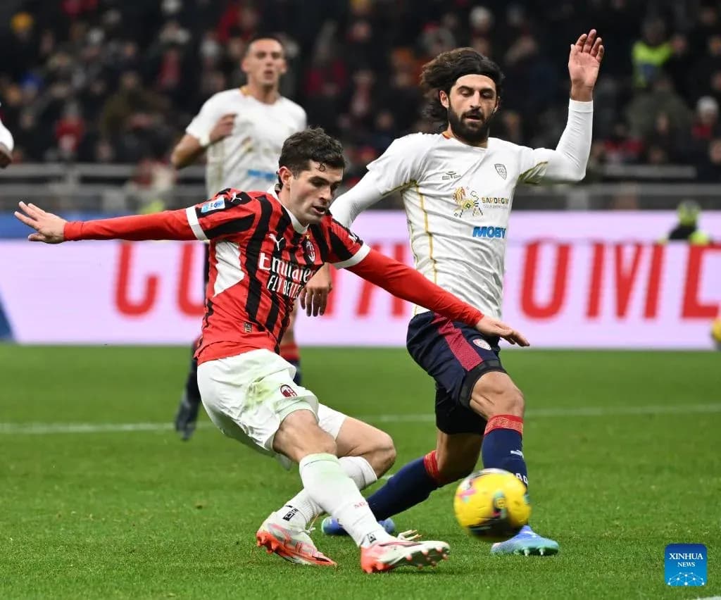 AC Milan və Cagliari arasında mübarizə
