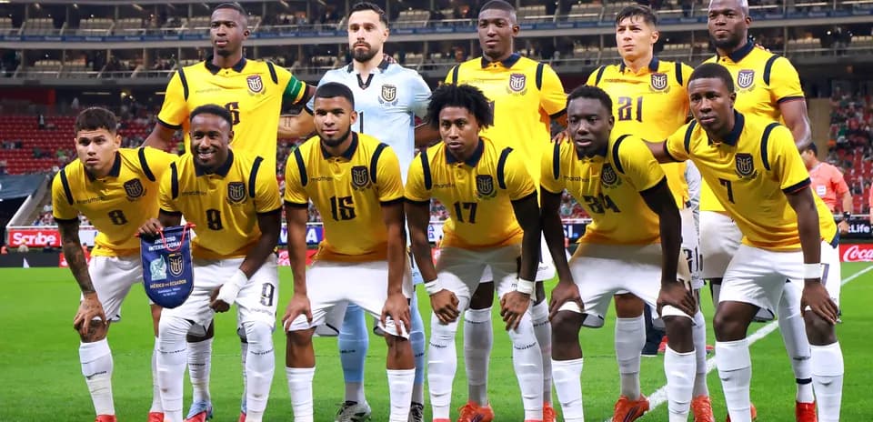 Ekvador futbol komandasının oyunçuları