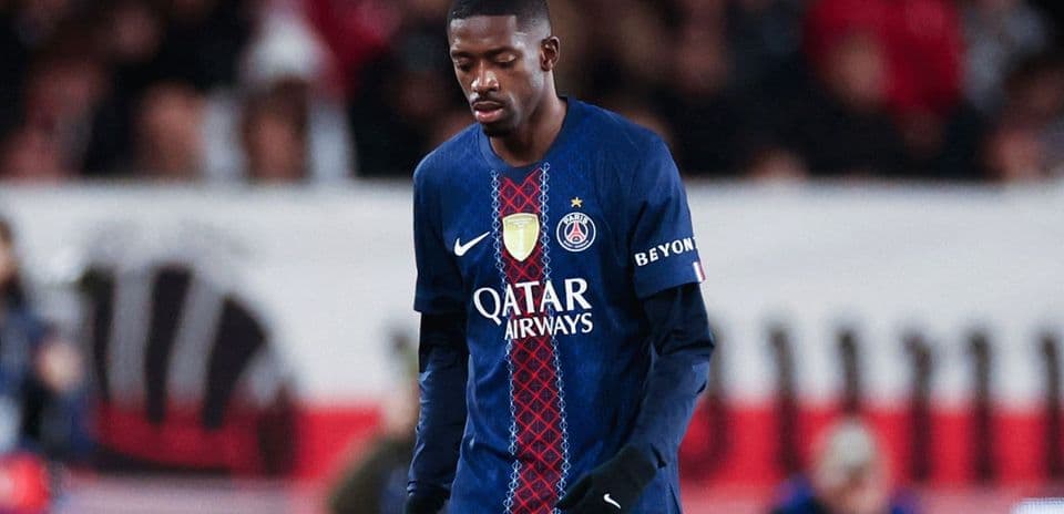 PSG player walking on the field during match