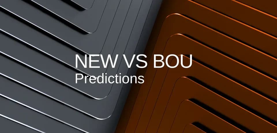 NEW vs BOU match predictions graphic