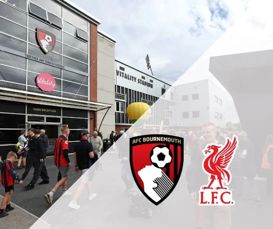 Fans arriving at Vitality Stadium for match