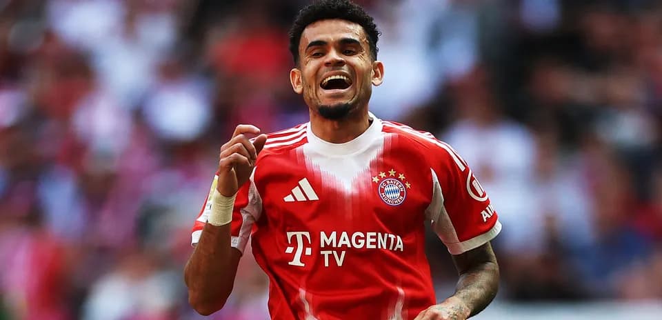 Bayern Munich player celebrating a goal on field