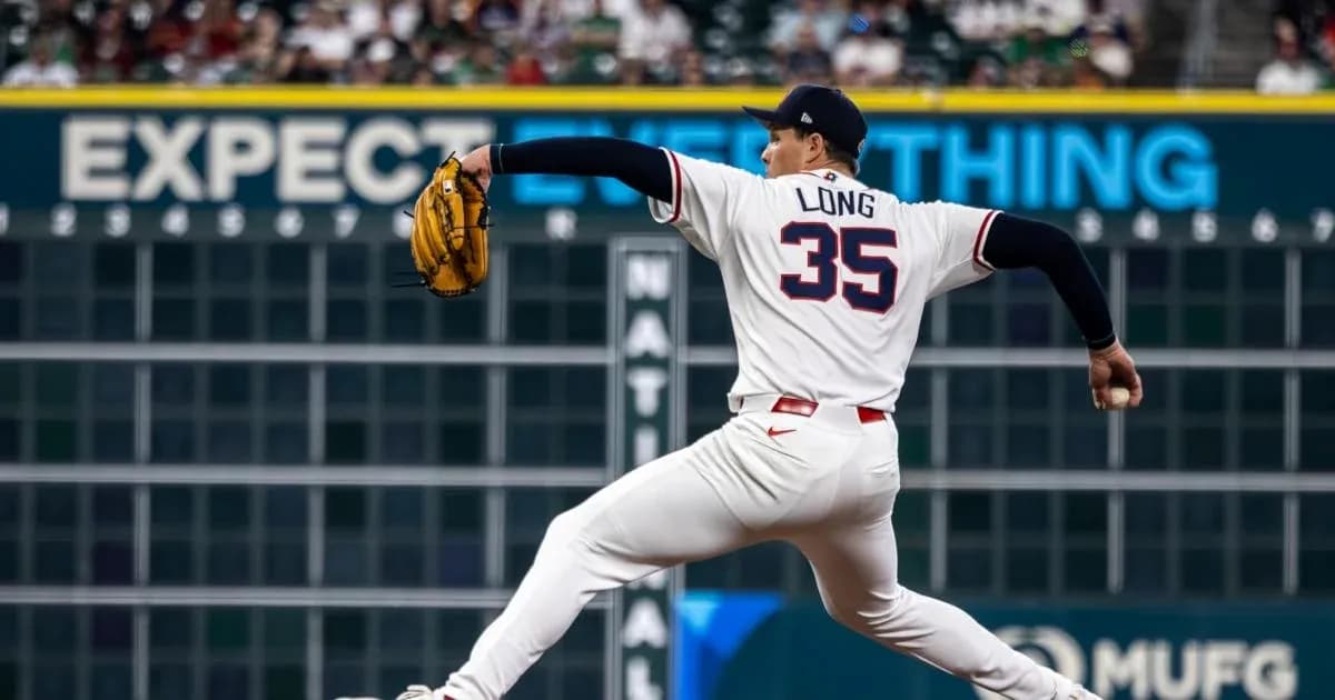 Pitcher throwing ball during baseball game