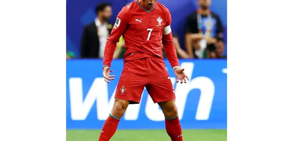 Cristiano Ronaldo qol sevincini yaşayır