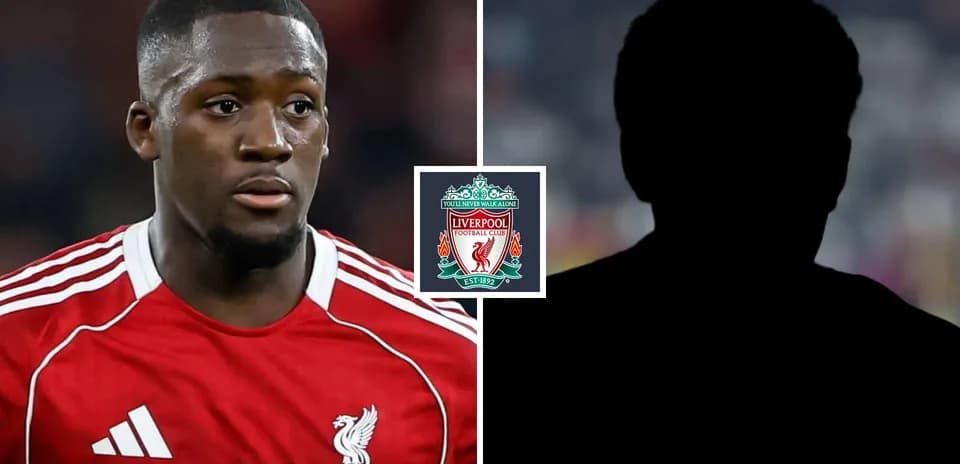 Liverpool player in red kit with club logo