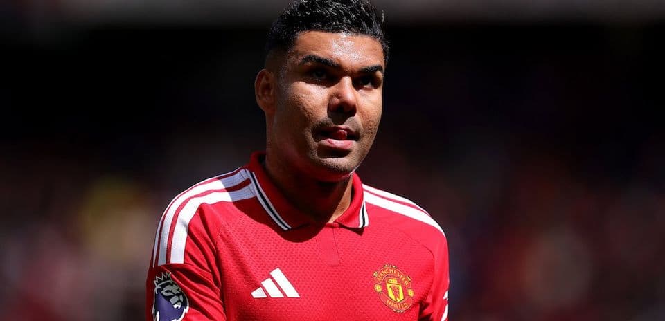 Futbolçu Casemiro Manchester United formasında