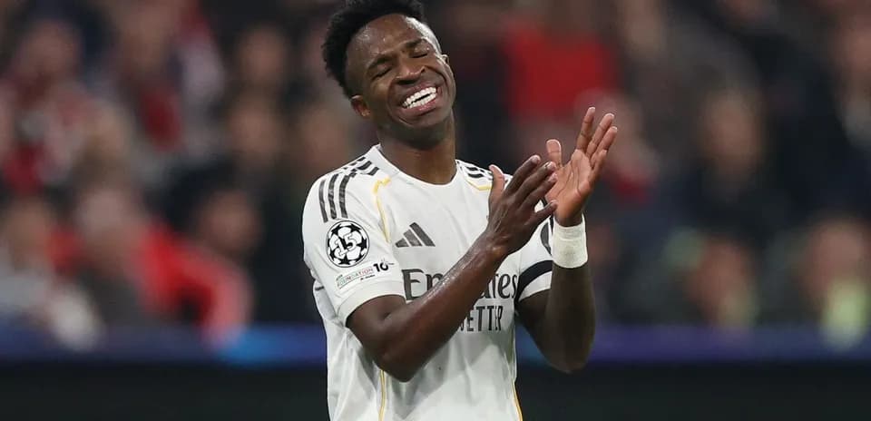 Futbolçu Vinícius Júnior oyundan narazı görünür