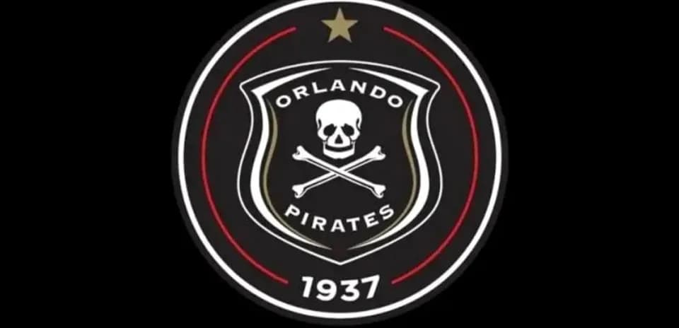 Orlando Pirates football club logo with skull and crossbones