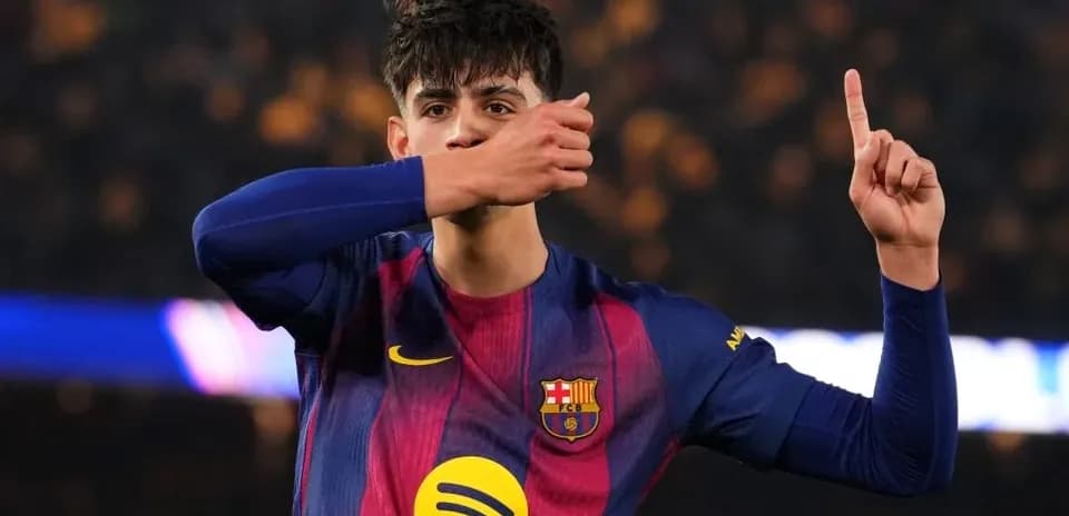 FC Barcelona player celebrating a goal