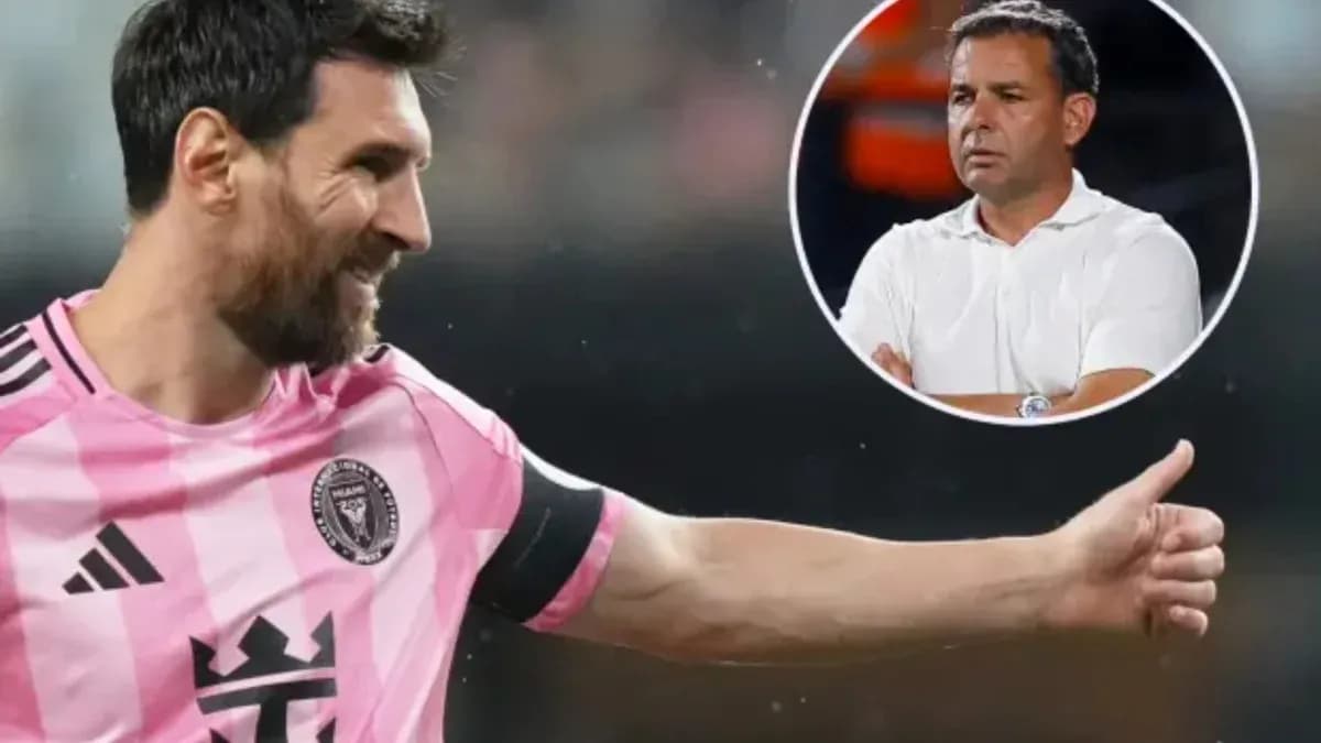 Lionel Messi celebrating with thumbs up gesture