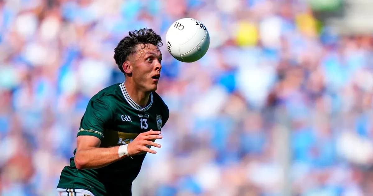Player attempting to catch ball during match