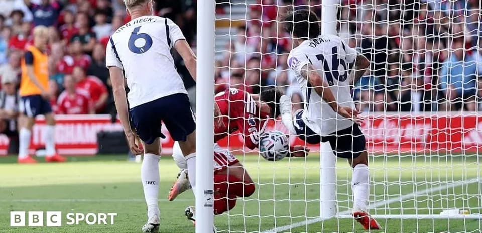 Goalkeeper making a save near goal line