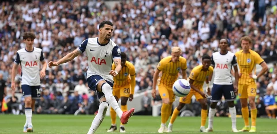 Tottenham və Brighton oyunu zamanı penalti