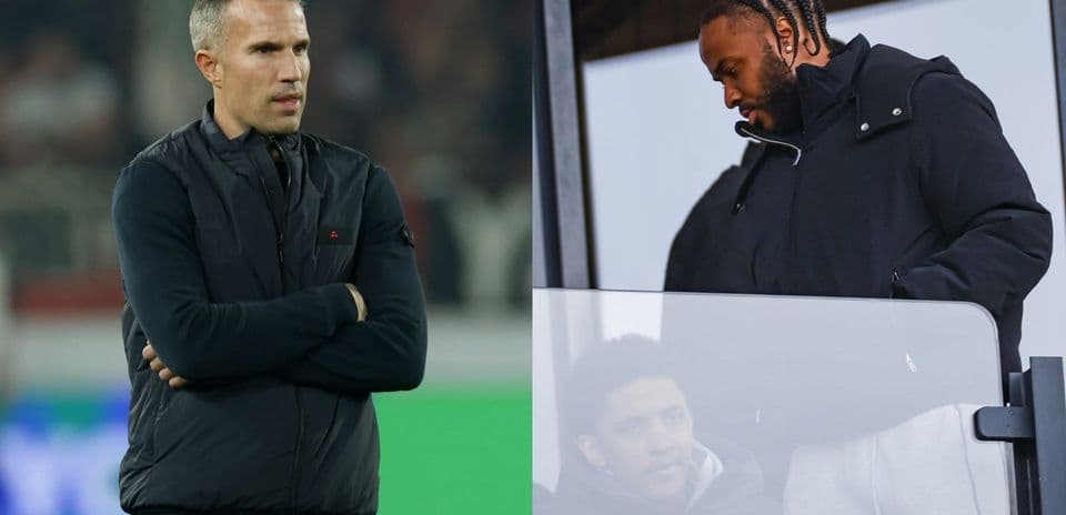 Coach and player observing the match from different locations