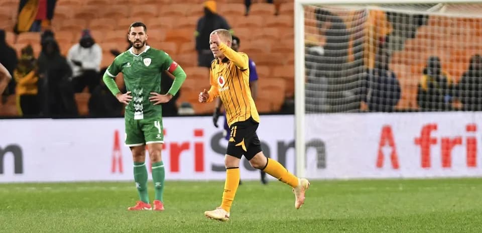 Player celebrating after scoring goal during match
