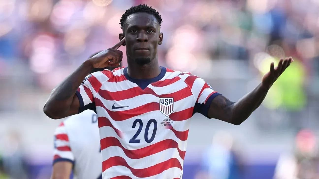 USA player celebrating during a match