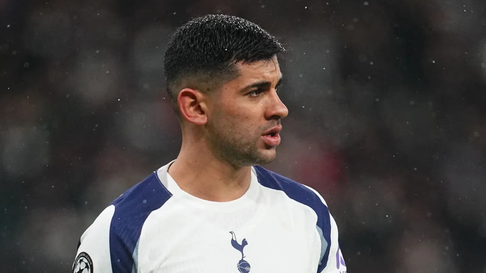 Futbolçu Tottenham formasında oyunçu sahədə