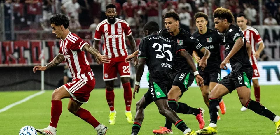 NEC Nijmegen və Olympiakos Piraeus oyunu