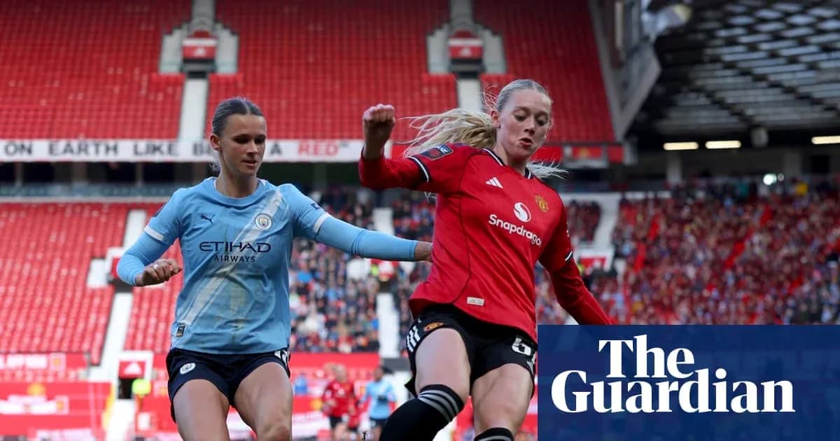 Manchester City and Manchester United players in action