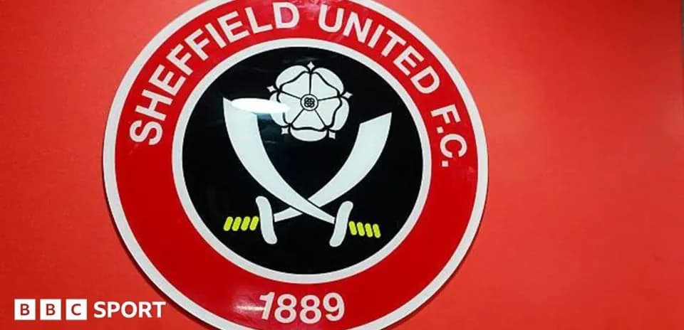 Sheffield United F.C. club crest on wall