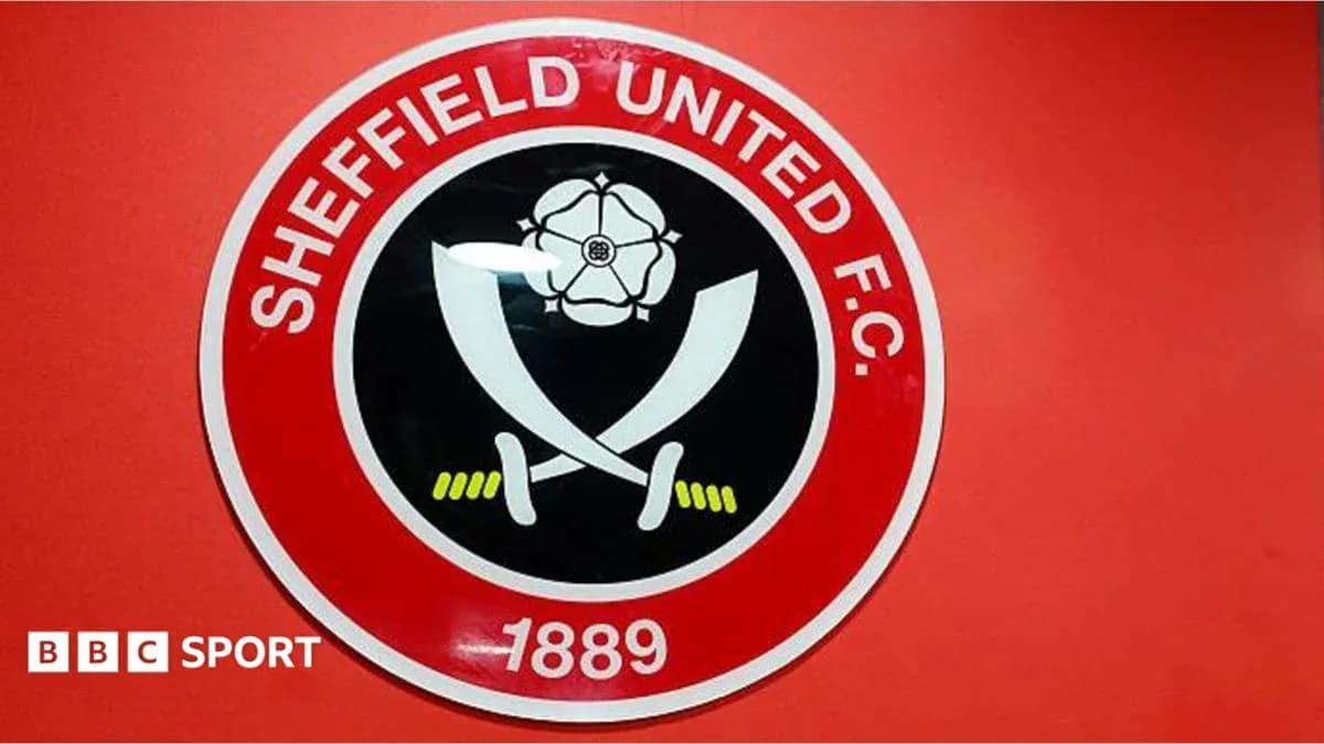 Sheffield United F.C. club crest on wall
