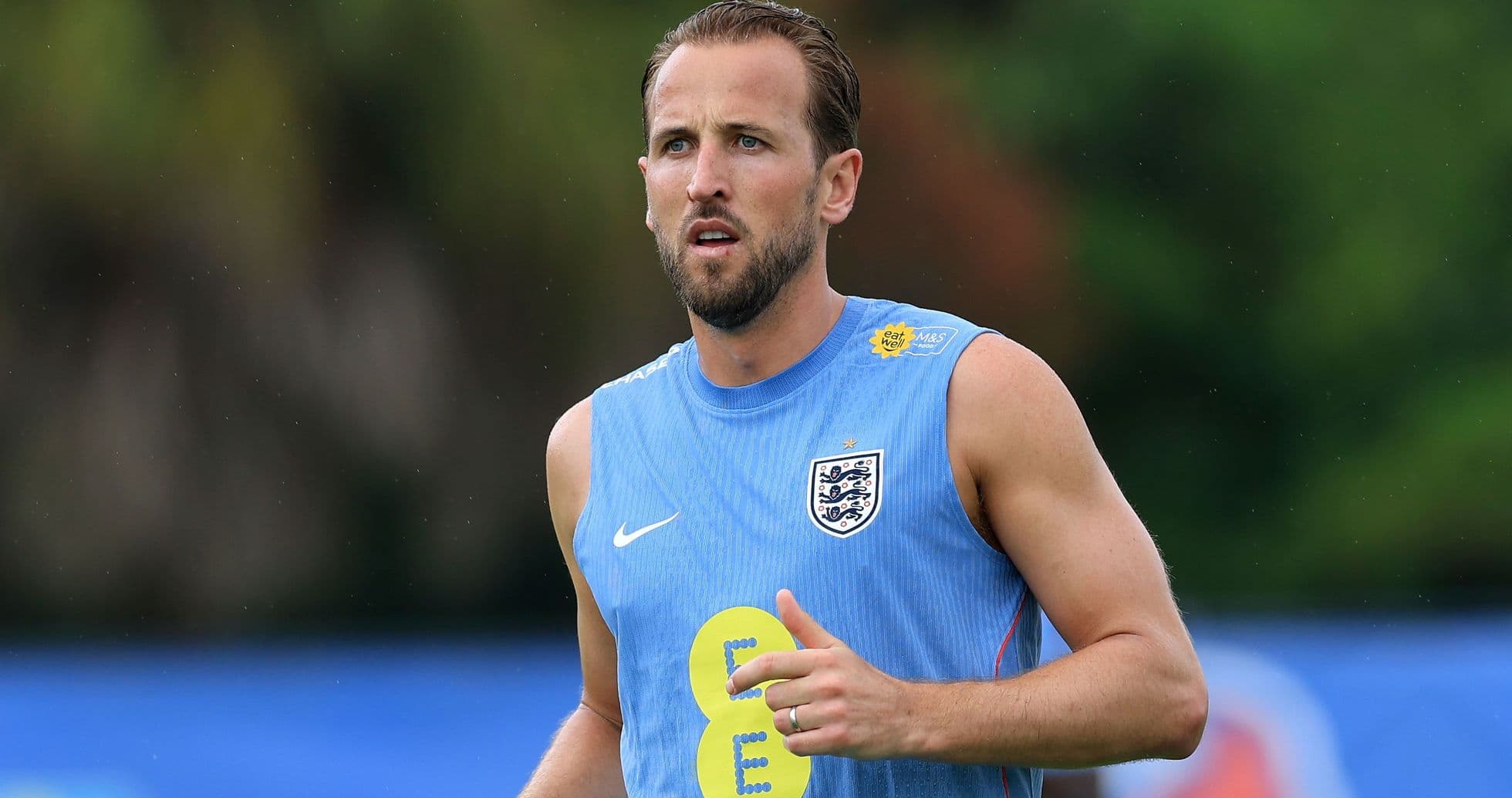 Harry Kane training during England practice session