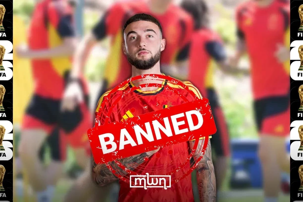 Futbolçunun məşq zamanı 'BANNED' möhürü ilə görüntüsü