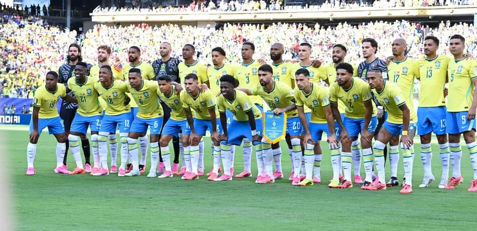 Braziliya futbol komandası matçdan əvvəl