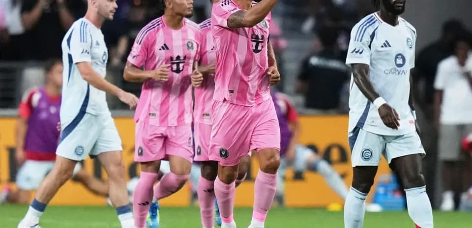 Miami players celebrating during a match