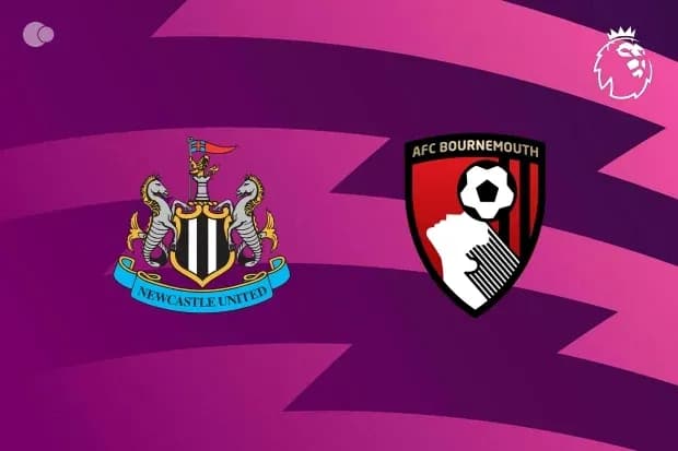 Newcastle United and AFC Bournemouth team logos