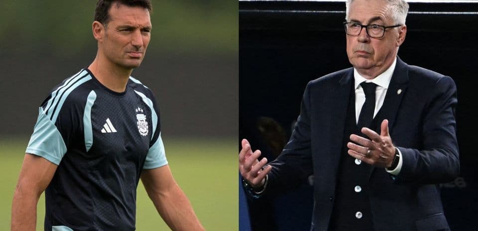 Two football coaches during training and match