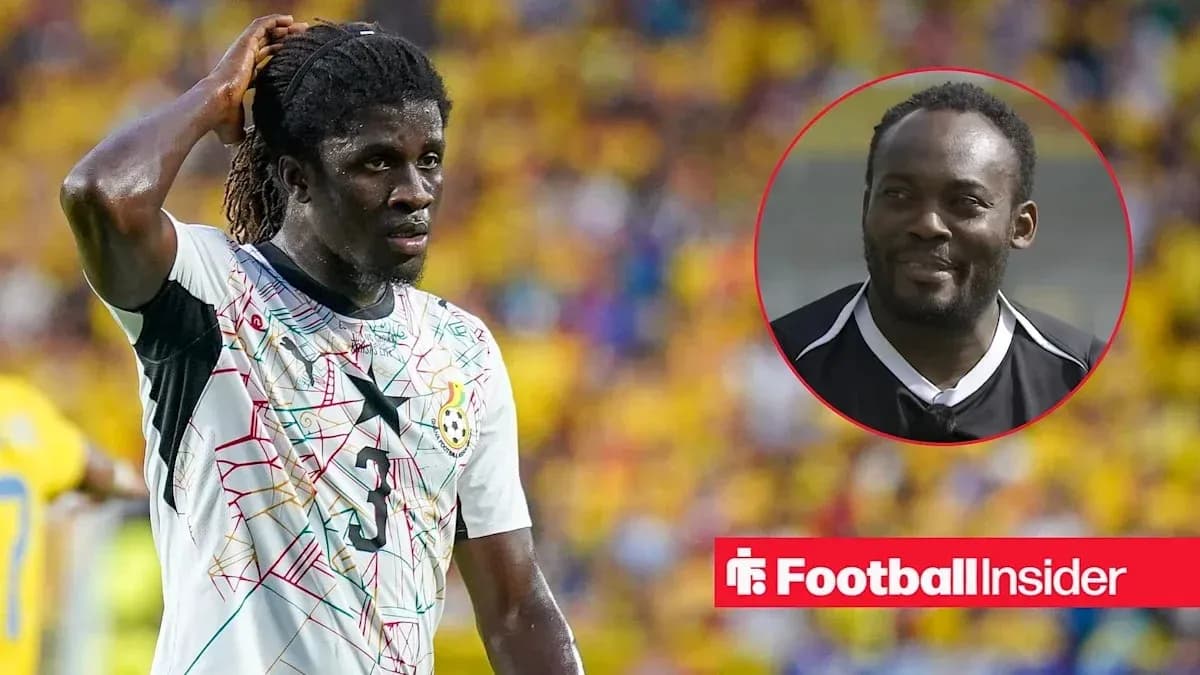 Ghana player in action during a match