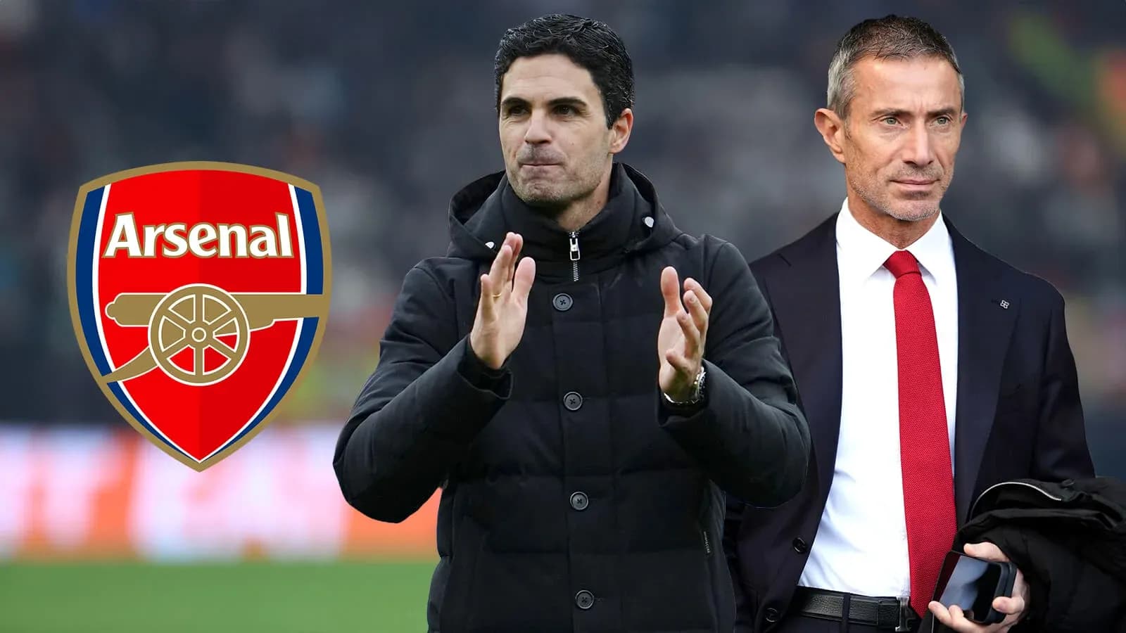 Arsenal managers Mikel Arteta and Michael Preetz
