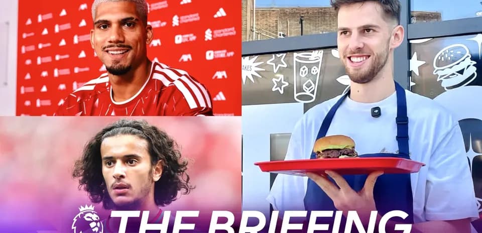 Three football players in various activities